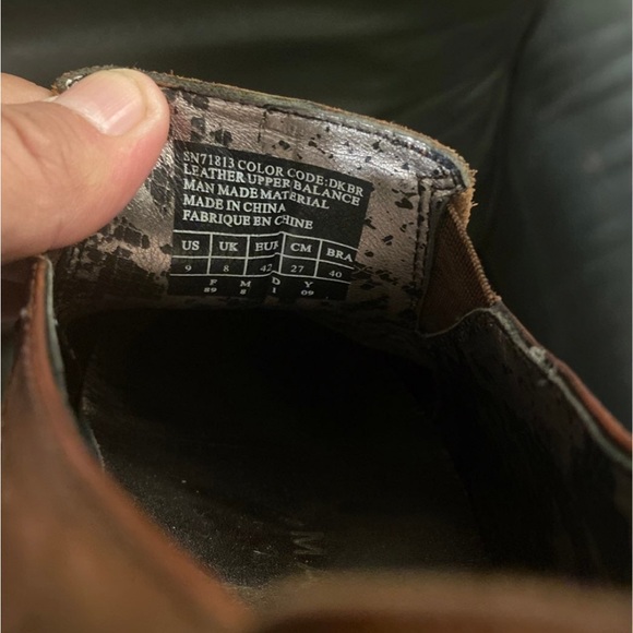 Lounge U Rock Men’s Brown Slip On  sz 9 - Picture 6 of 9